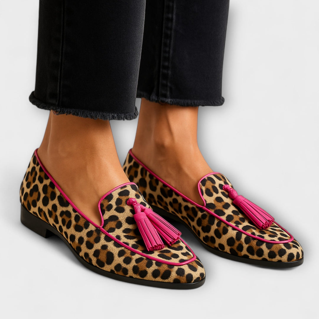 Lena - Slipper med Frynser