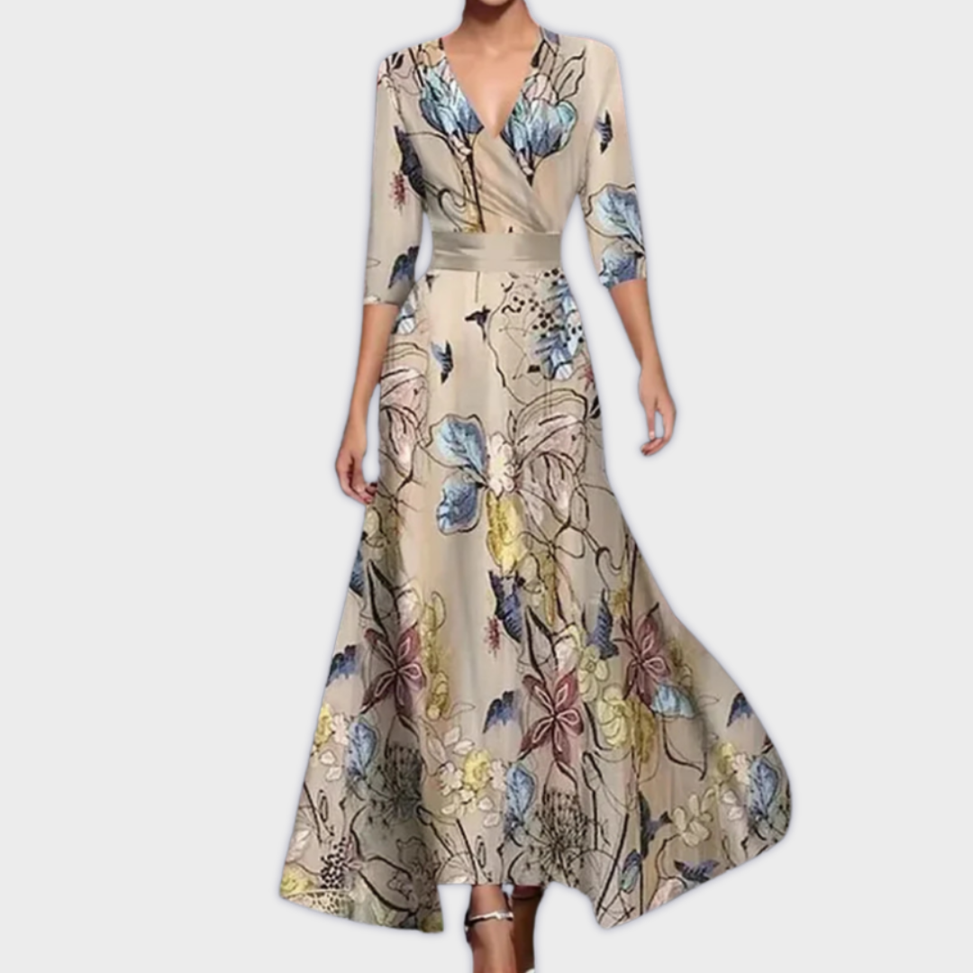 Dorlentha | Luftig Maxikjole med Stil