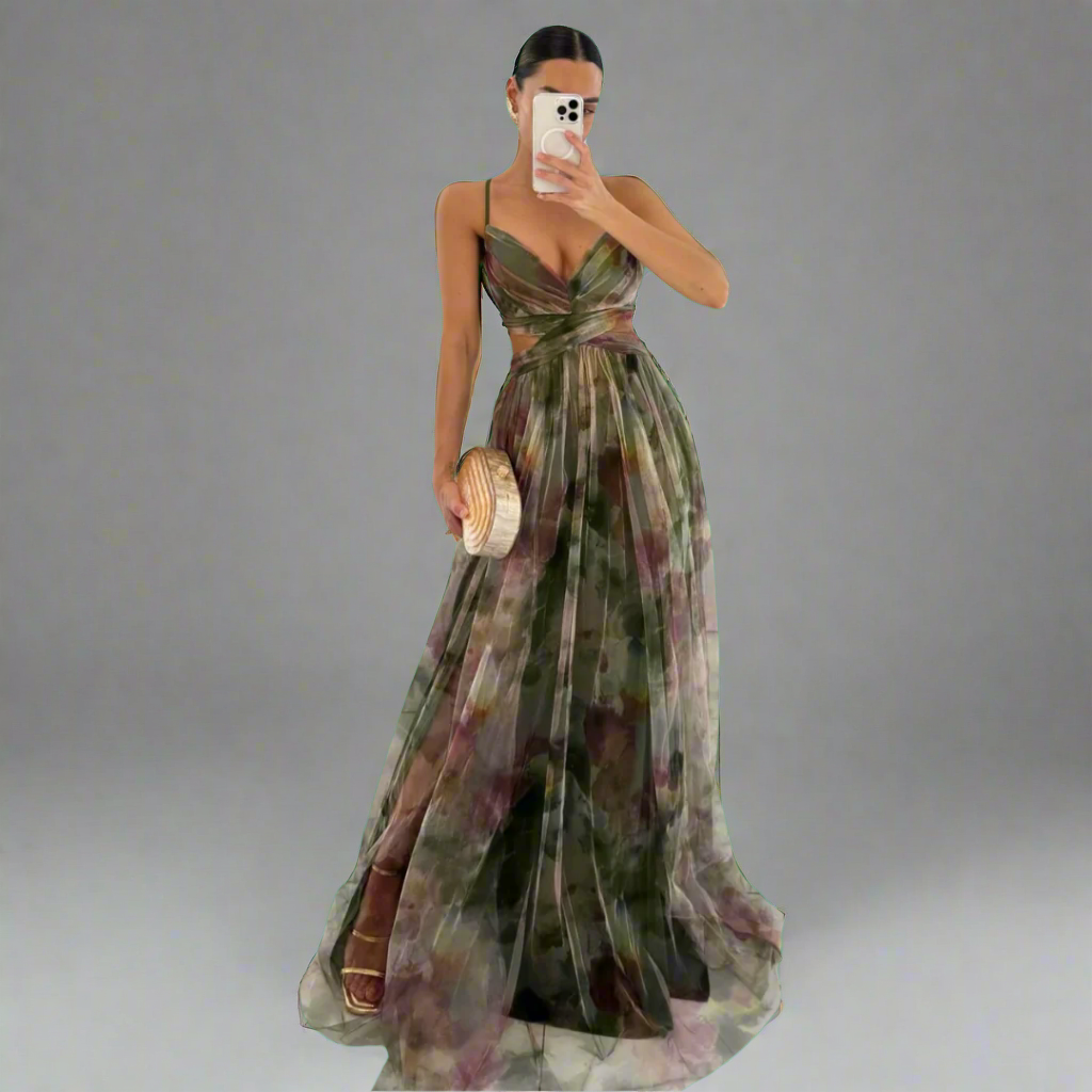 Priscilla | Maxikjole med flydende elegance