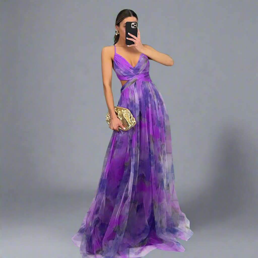 Priscilla | Maxikjole med flydende elegance
