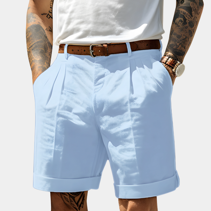 Mikkel - Elegant Bermuda Shorts i Åndbart Bomuld