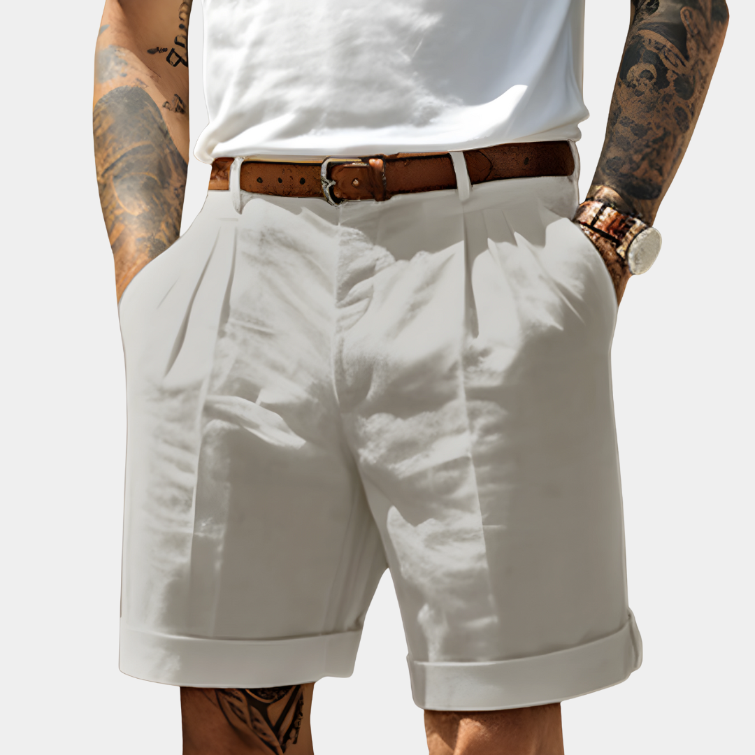 Mikkel - Elegant Bermuda Shorts i Åndbart Bomuld