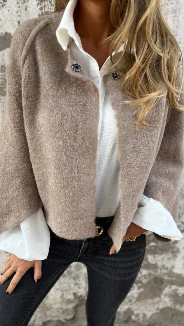 IVY - ROUND NECK WOOL COAT