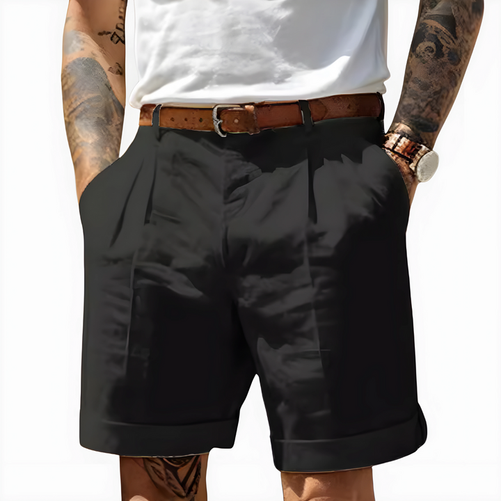 Mikkel - Elegant Bermuda Shorts i Åndbart Bomuld