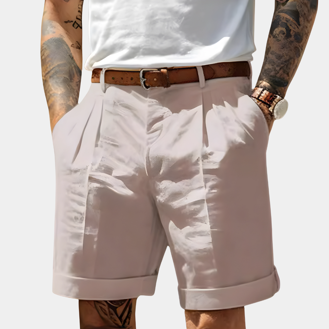 Mikkel - Elegant Bermuda Shorts i Åndbart Bomuld