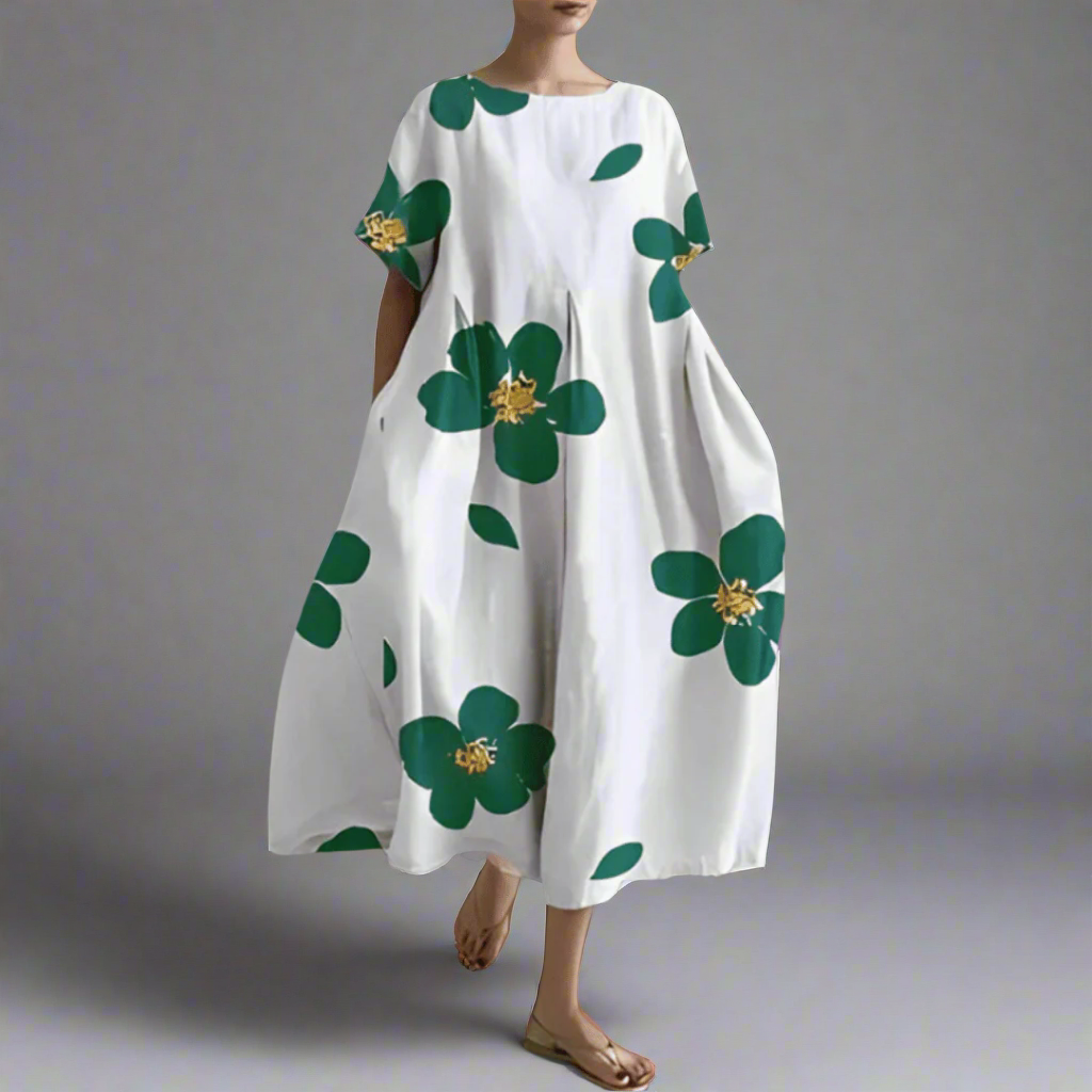 Nora | Maxikjole med sommerlig elegance