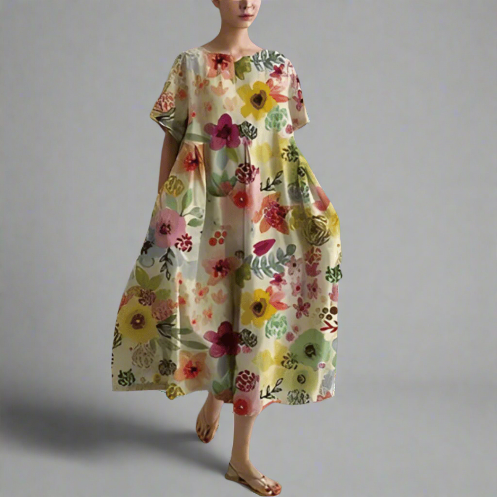 Nora | Maxikjole med sommerlig elegance