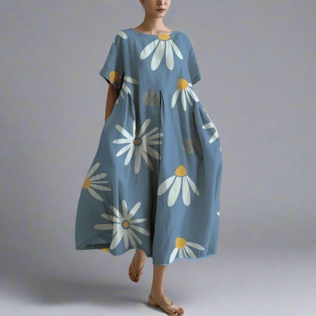 Nora | Maxikjole med sommerlig elegance