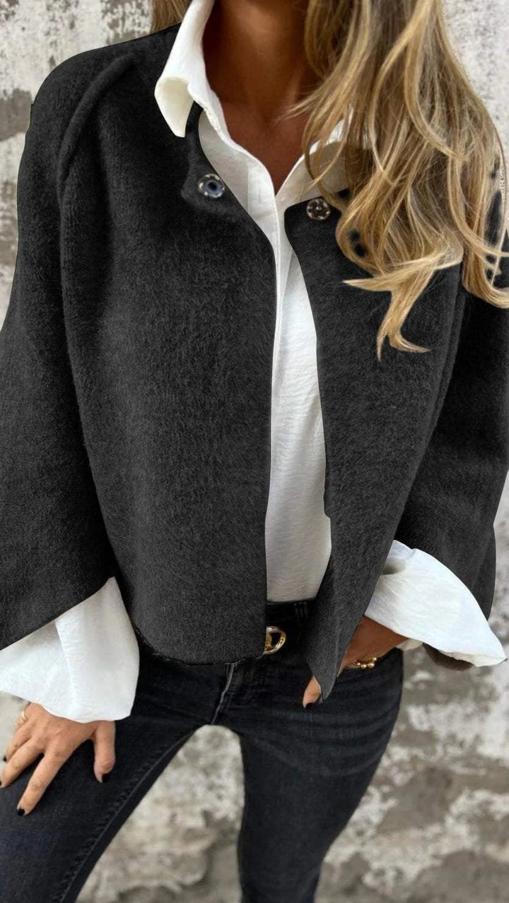 IVY - ROUND NECK WOOL COAT