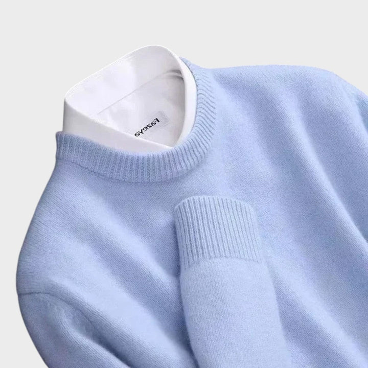 AKSEL | CASHMERE RUND HALS SWEATER