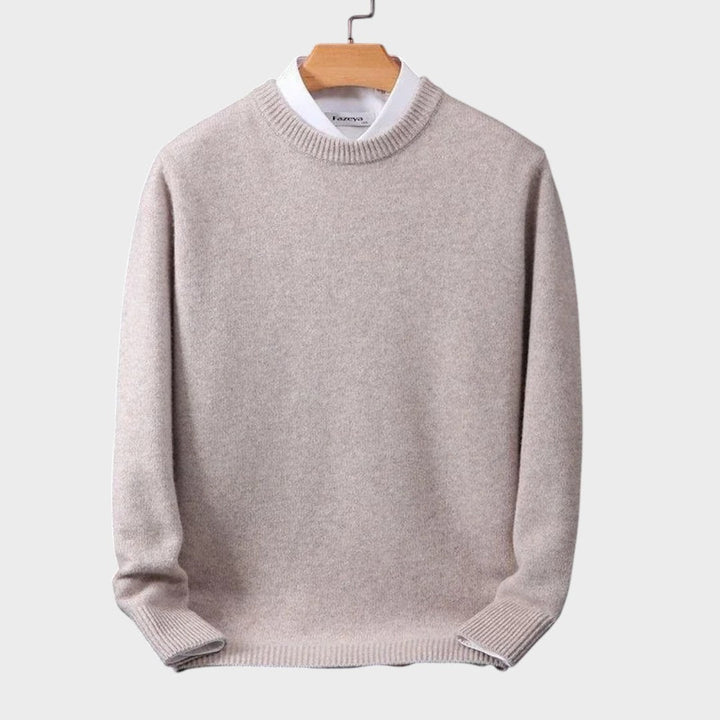 AKSEL | CASHMERE RUND HALS SWEATER