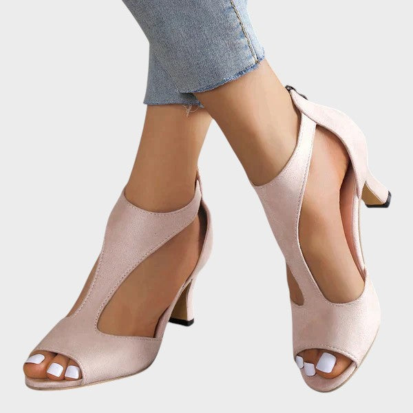 Gudrun | Stilige Peep-Toe Hæler