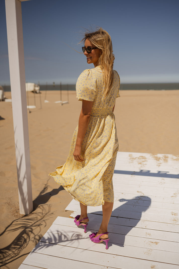Diana | Blomstret Sommer Midikjole