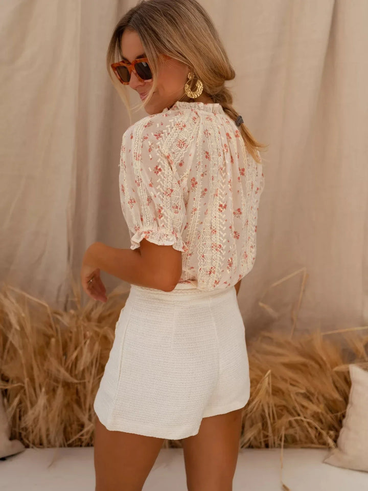 ELINA | BLOMSTER-BLUSE