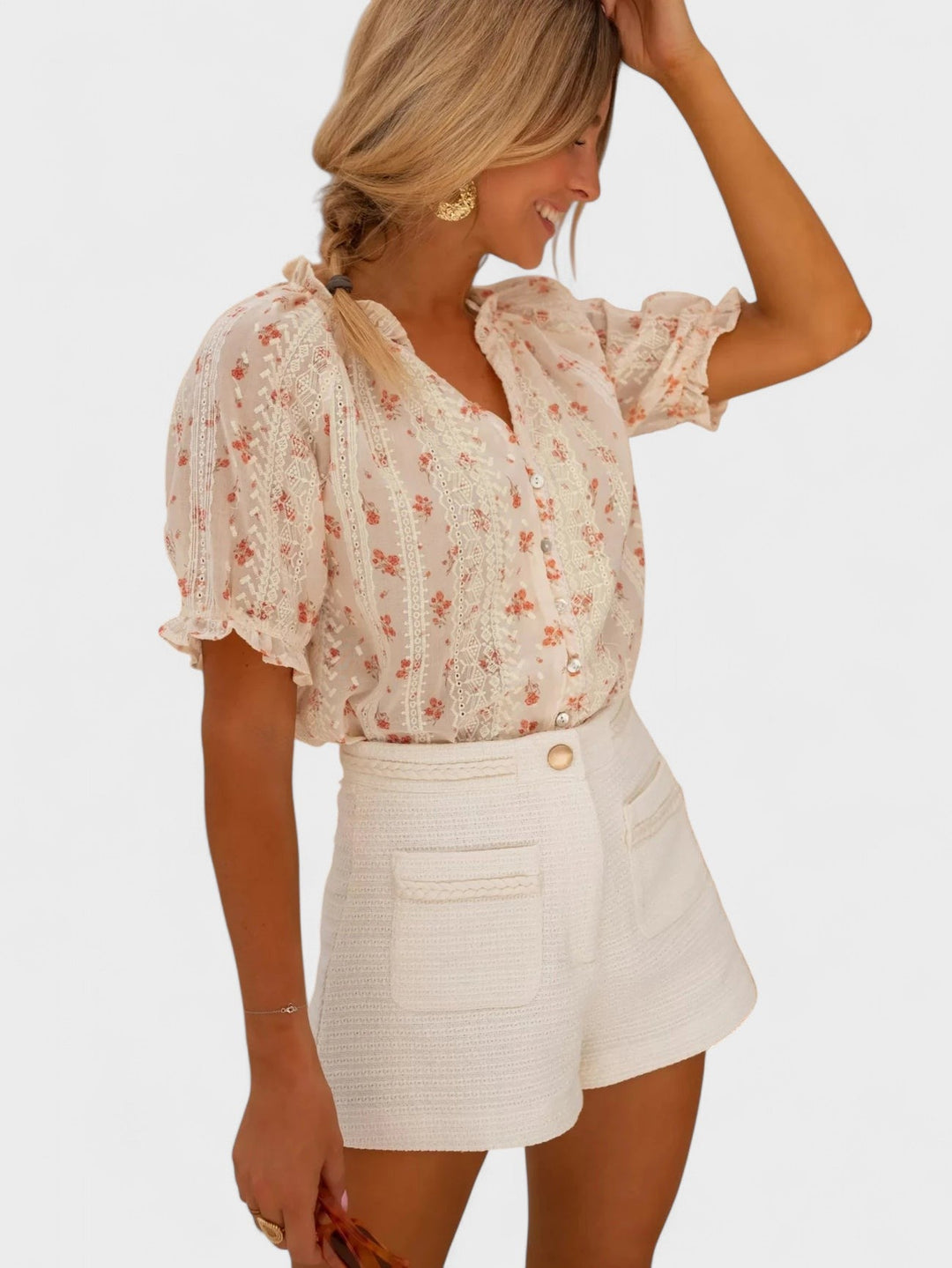 PAULA | Blomsterbluse med sommerlig charme