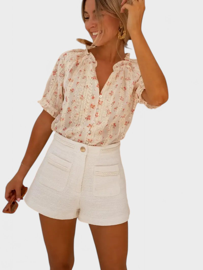 PAULA | Blomsterbluse med sommerlig charme