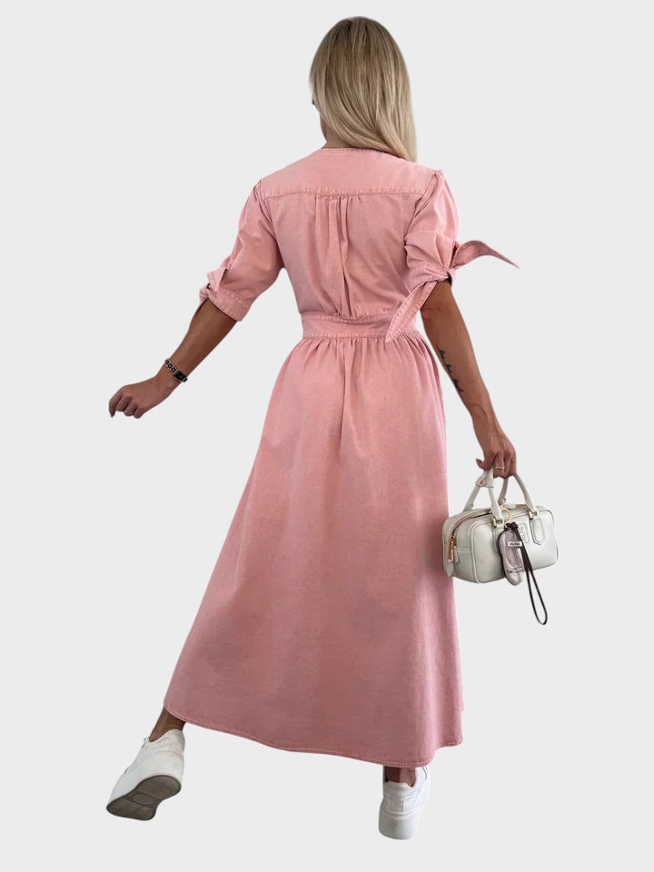 Ava | Strålende Denimkjole