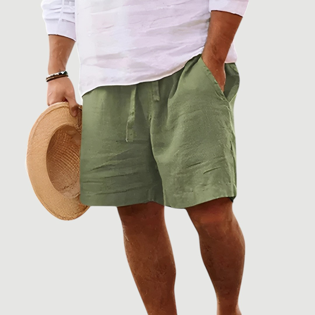 ZACHARIAS LINEN SHORTS | Håndværk og komfort til sommerens eventyr