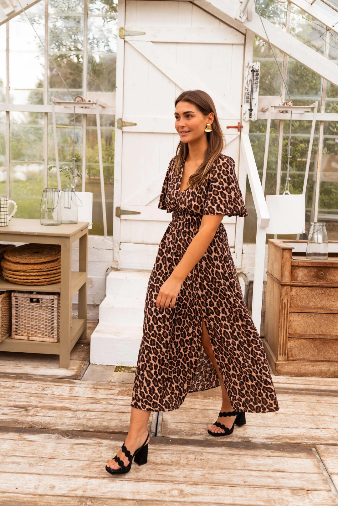 STELLA | LEOPARD MAXIKJOLEN
