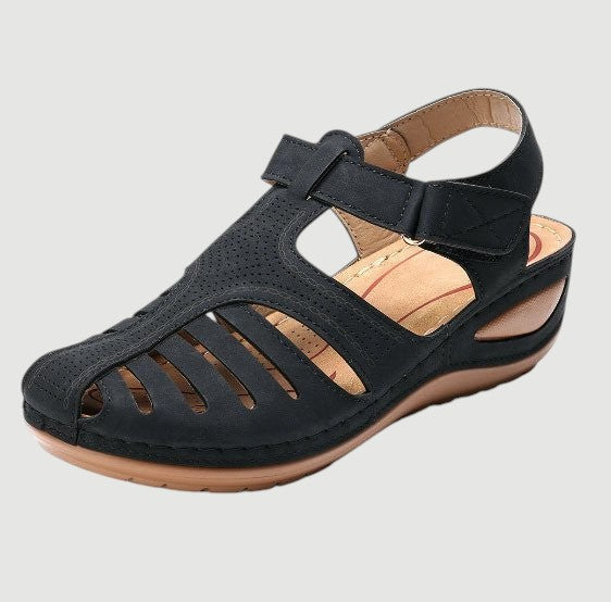 Apolo ortopædiske sandaler med kilehæl