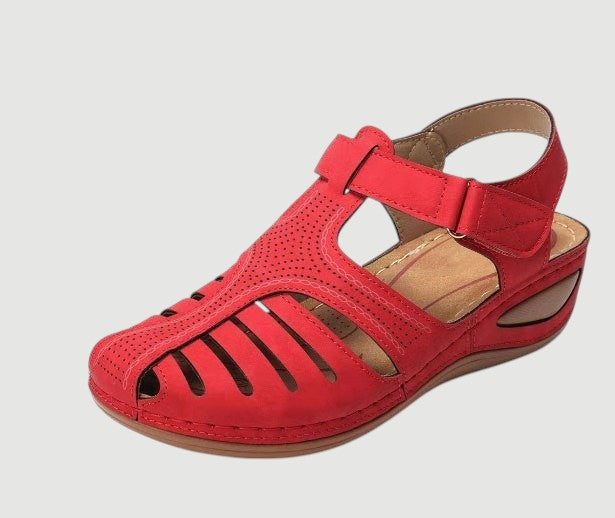 Apolo ortopædiske sandaler med kilehæl