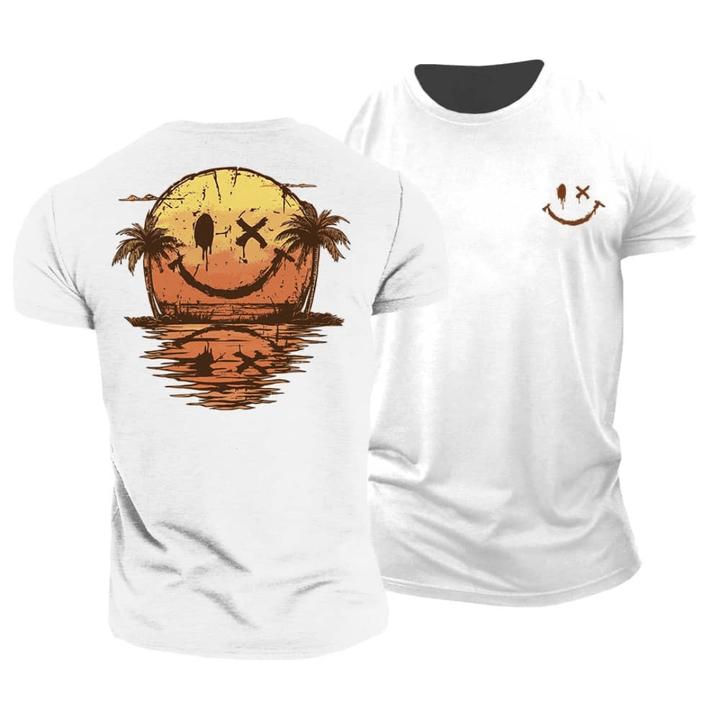 Sommer Smiley Hav T-Shirt (1+1 GRATIS)